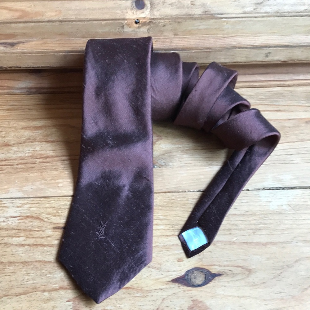 YSL Yves Saint Laurent Tie All Silk 🍀